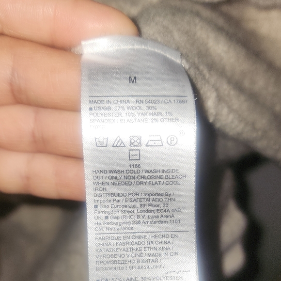 Banana Republic Cream V-Neck Sweater Dress with Ribbed Texture Sleeve - Picture 6 of 7